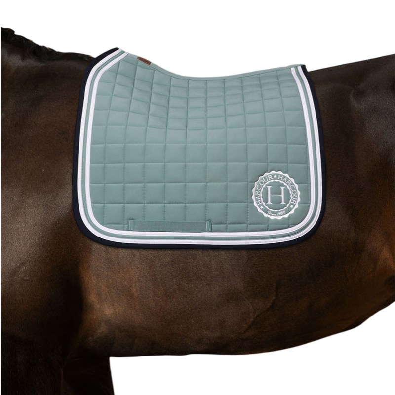 Harcour - Tapis de dressage Soft gris vert | - Ohlala