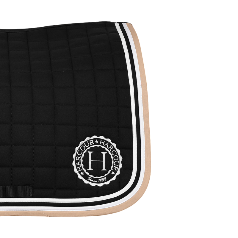 Harcour - Tapis de dressage Soft noir | - Ohlala