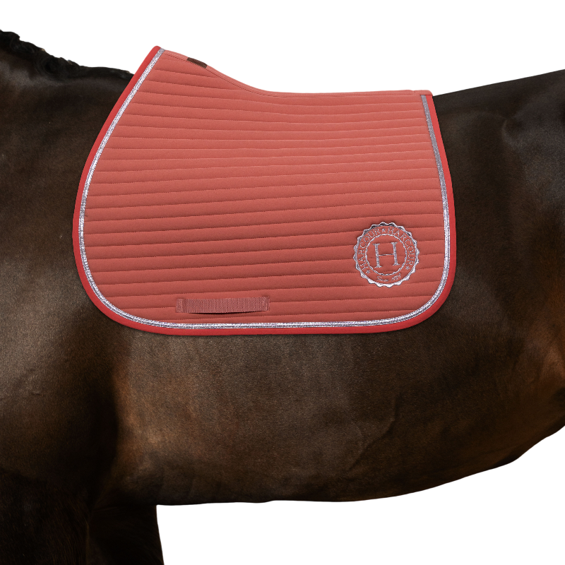 Harcour - Tapis de selle Karembar rose aurore | - Ohlala