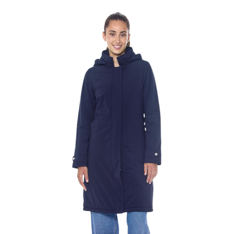 Harcour - Trench chaud femme Taylor marine | - Ohlala