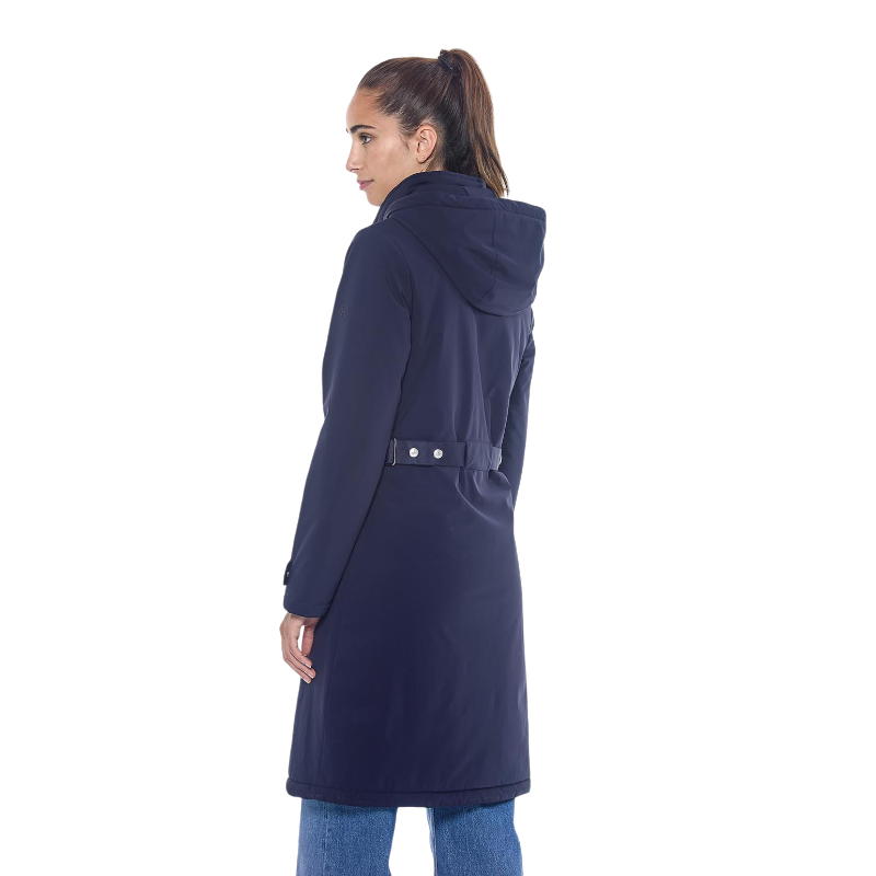 Harcour - Trench chaud femme Taylor marine | - Ohlala
