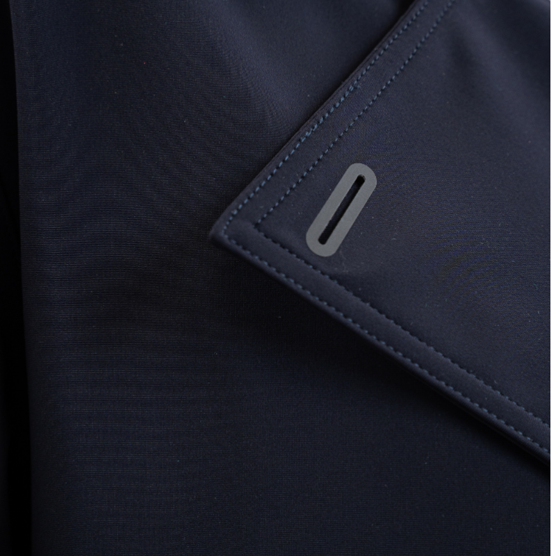 Harcour - Trench femme Talina marine | - Ohlala