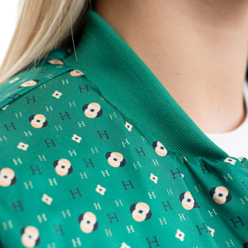 Harcour - Veste bombers femme Boecia emerald green | - Ohlala