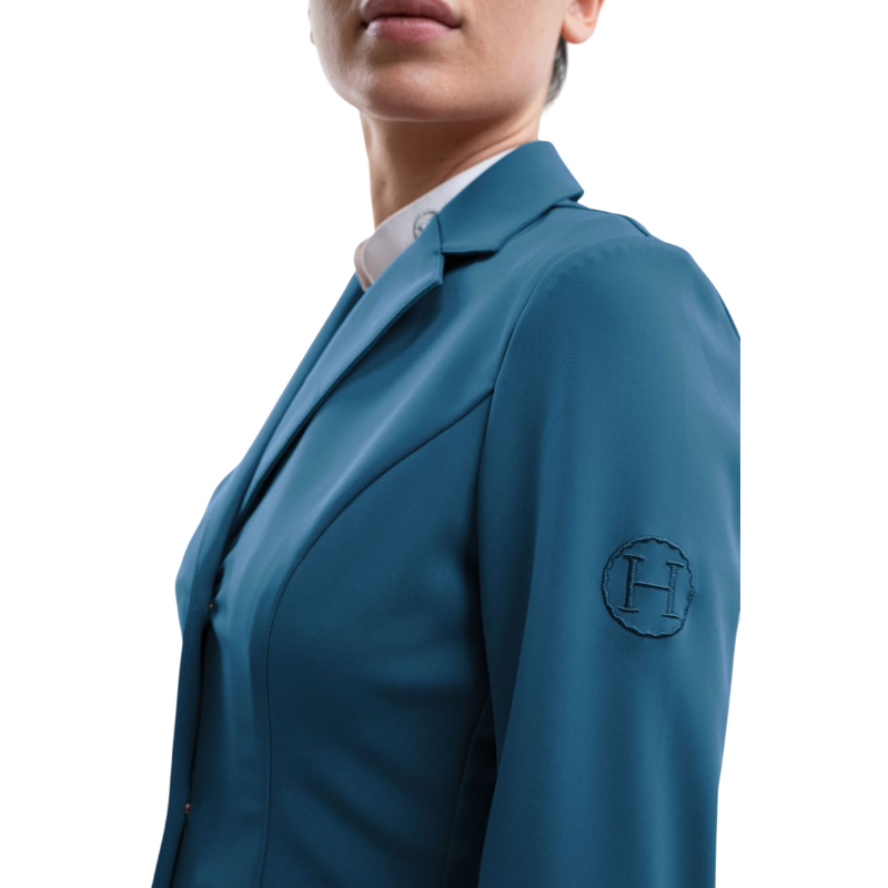 Harcour - Veste de concours femme Jismy bleu lagon | - Ohlala