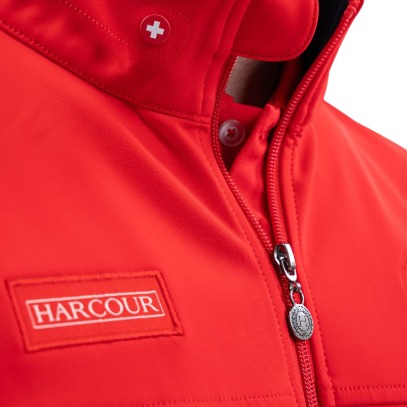Harcour - Veste manches longues unisexe Swiss Equestrian Friends Menthue rouge | - Ohlala