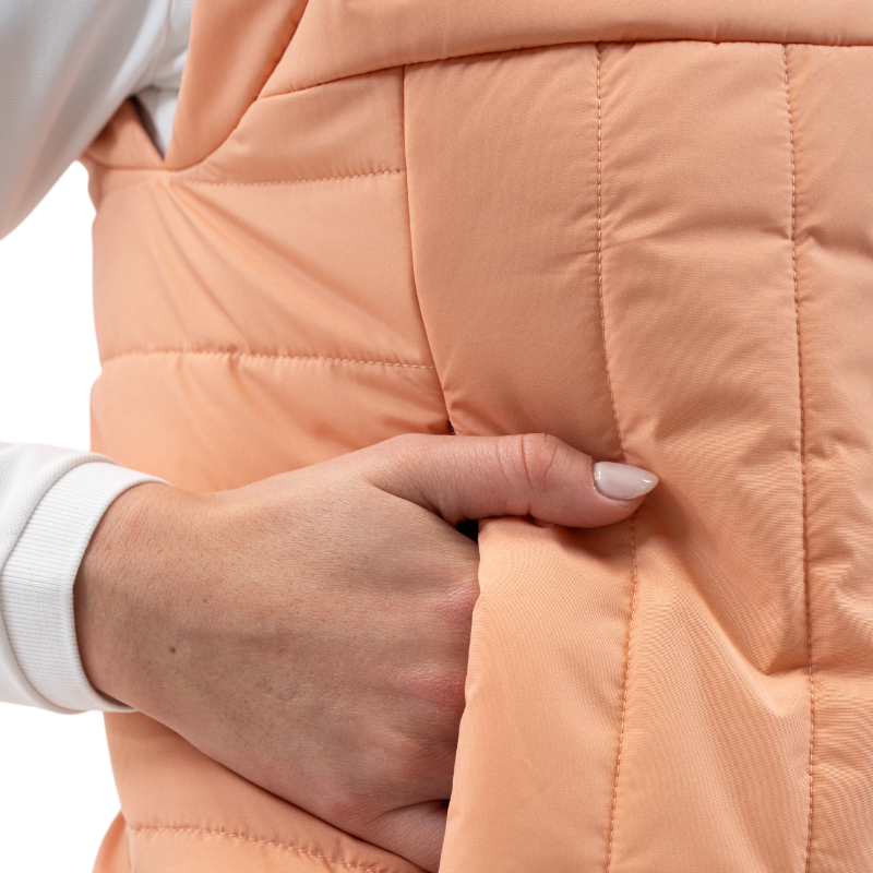 Harcour - Veste sans manches femme Berla abricot | - Ohlala