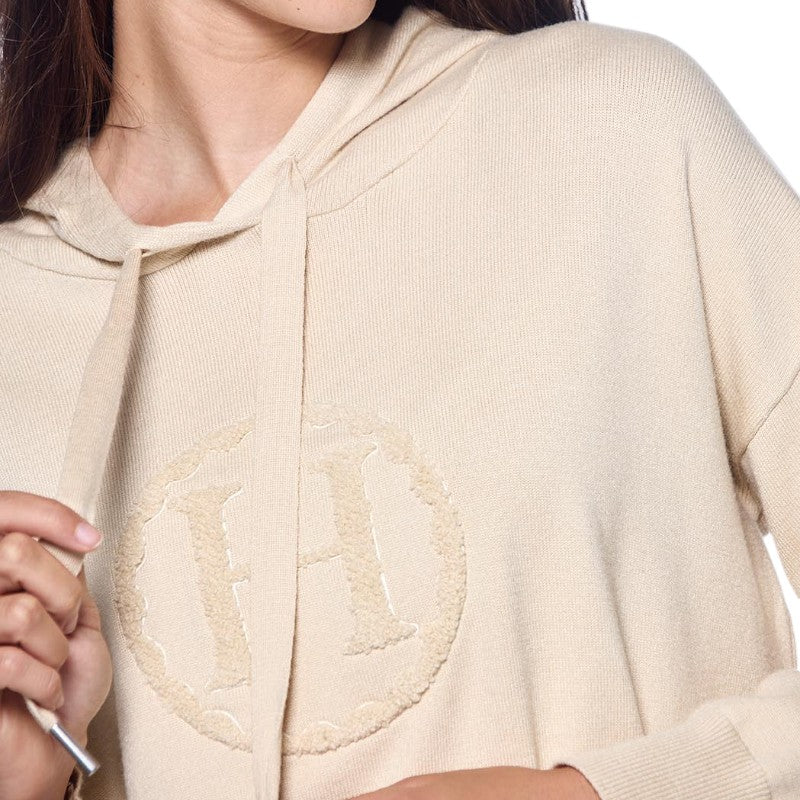 Harcour - Sweat manches longues femme Santa ivoire | - Ohlala