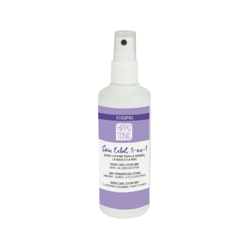 Hippotonic - Spray 3-en-1 nettoyant/ démêlant/ lustrant Soin Eclat | - Ohlala