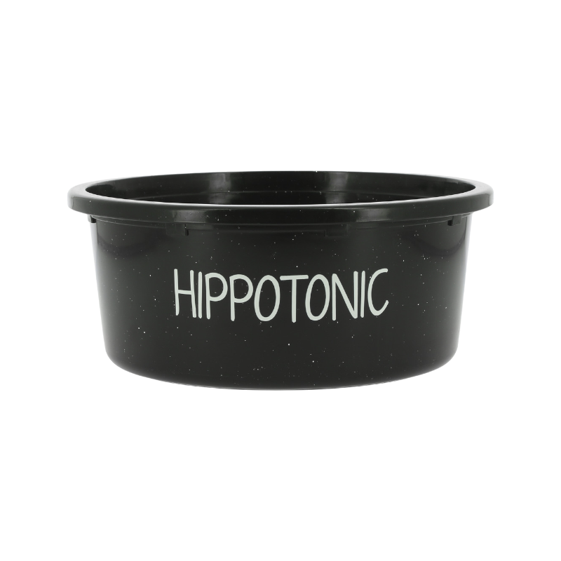 Hippotonic - Bol d'écurie 5L pailleté noir | - Ohlala