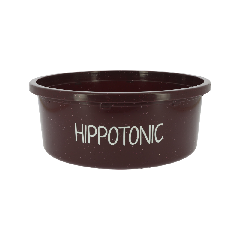 Hippotonic - Bol d'écurie 8L pailleté bordeaux | - Ohlala