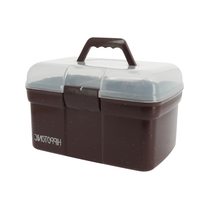 Hippotonic - Coffre de pansage pailleté bordeaux | - Ohlala