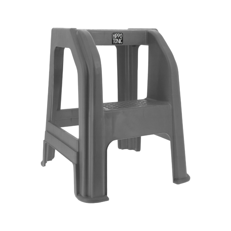 Hippotonic - Montoir 2 marches gris | - Ohlala