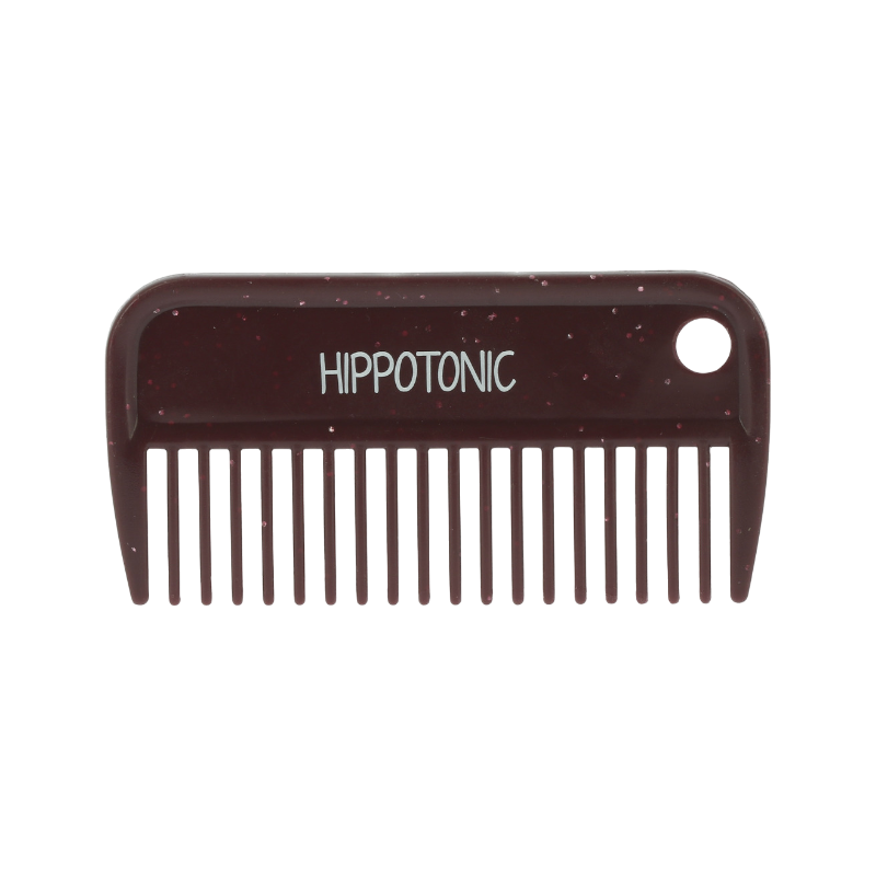 Hippotonic - Peigne à crins pailleté bordeaux | - Ohlala