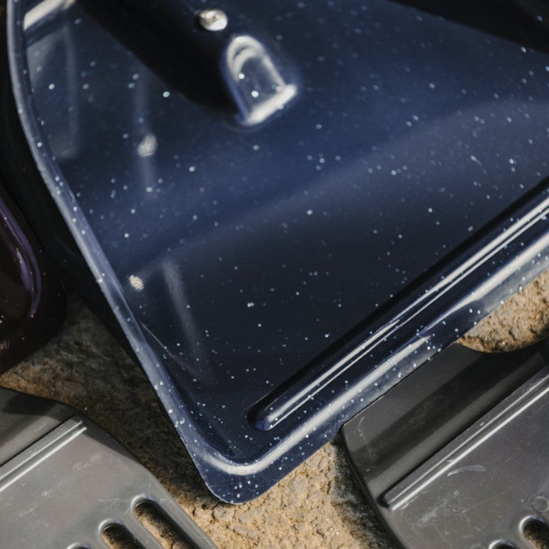 Hippotonic - Pelle avec rateau Kid pailleté bordeaux | - Ohlala