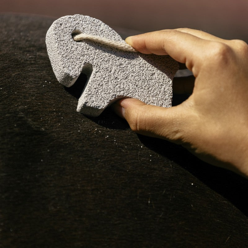 Hippotonic - Pierre ponce cheval gris | - Ohlala