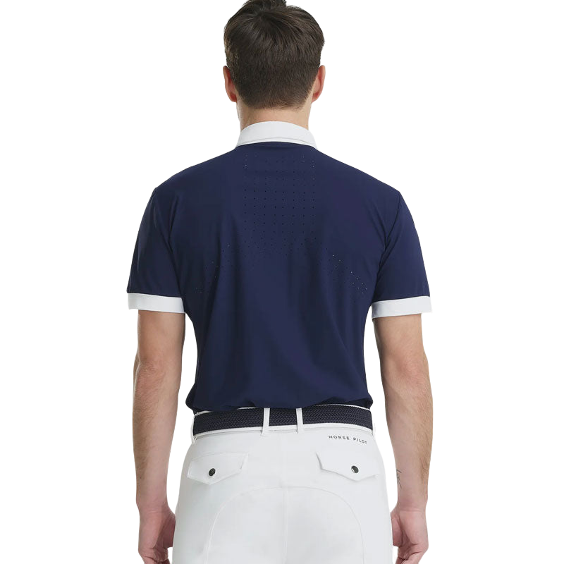 Horse Pilot - Chemise à manches courtes homme Aerolight marine | - Ohlala