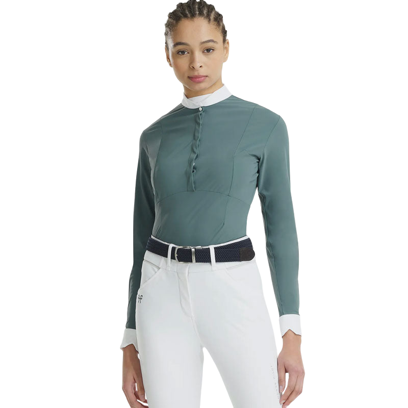 Horse Pilot - Chemise manches longues femme Aerolight bleu ciel | - Ohlala