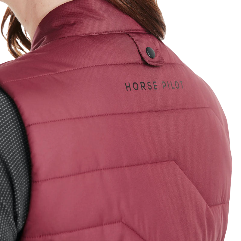 Horse Pilot - Doudoune sans manches femme E-Kelvin bordeaux (sans batterie) | - Ohlala