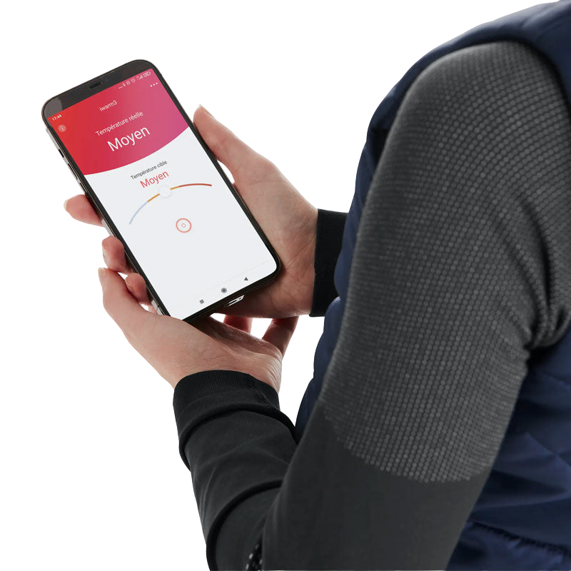 Horse Pilot - Doudoune sans manches femme E-Kelvin bordeaux (sans batterie) | - Ohlala