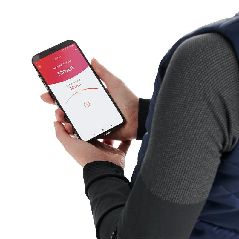 Horse Pilot - Doudoune sans manches femme E-Kelvin marine (sans batterie) | - Ohlala