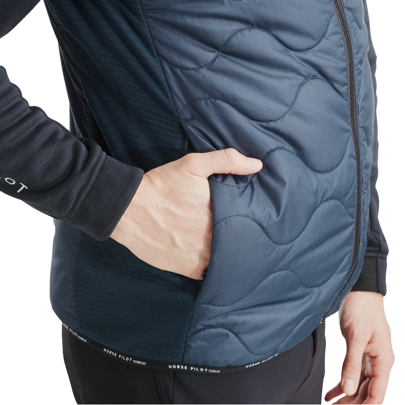 Horse Pilot - Doudoune sans manches homme Rider Vest full marine | - Ohlala