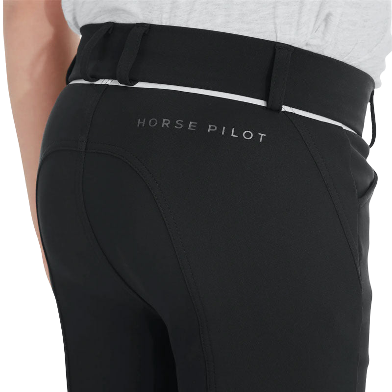 Horse Pilot - Pantalon d'équitation garçon X-Design noir | - Ohlala