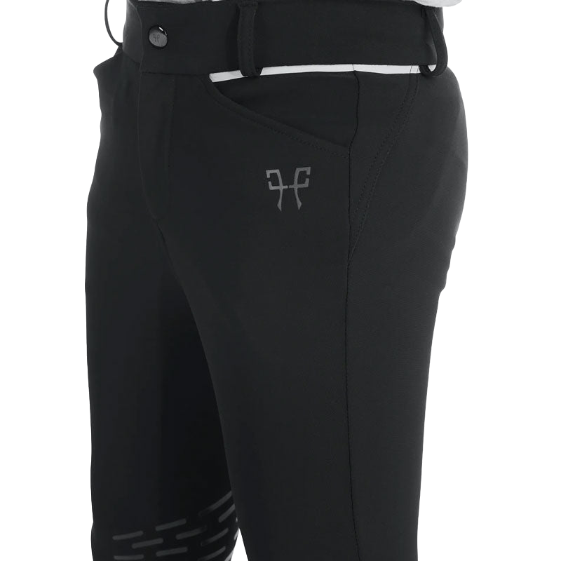 Horse Pilot - Pantalon d'équitation garçon X-Design noir | - Ohlala