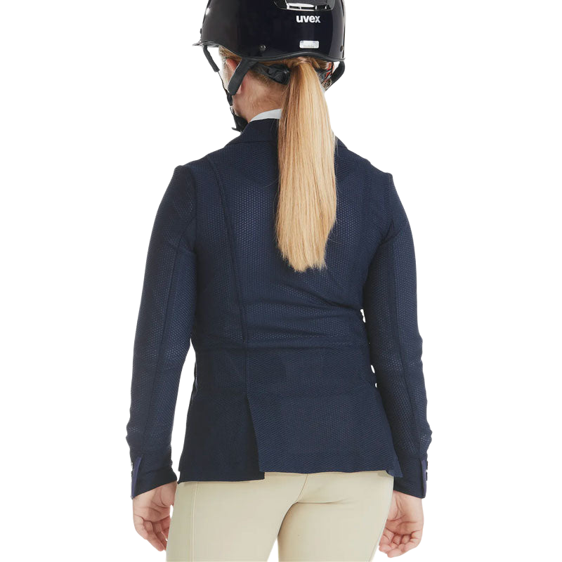 Horse Pilot - Veste de concours fille Aeromesh marine | - Ohlala