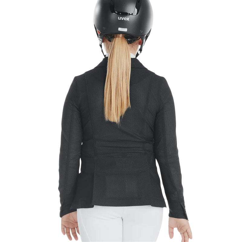 Horse Pilot - Veste de concours fille Aeromesh noir | - Ohlala