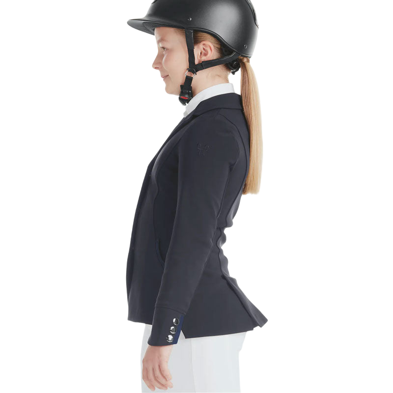 Horse Pilot - Veste de concours fille Aerotech bleu nuit | - Ohlala