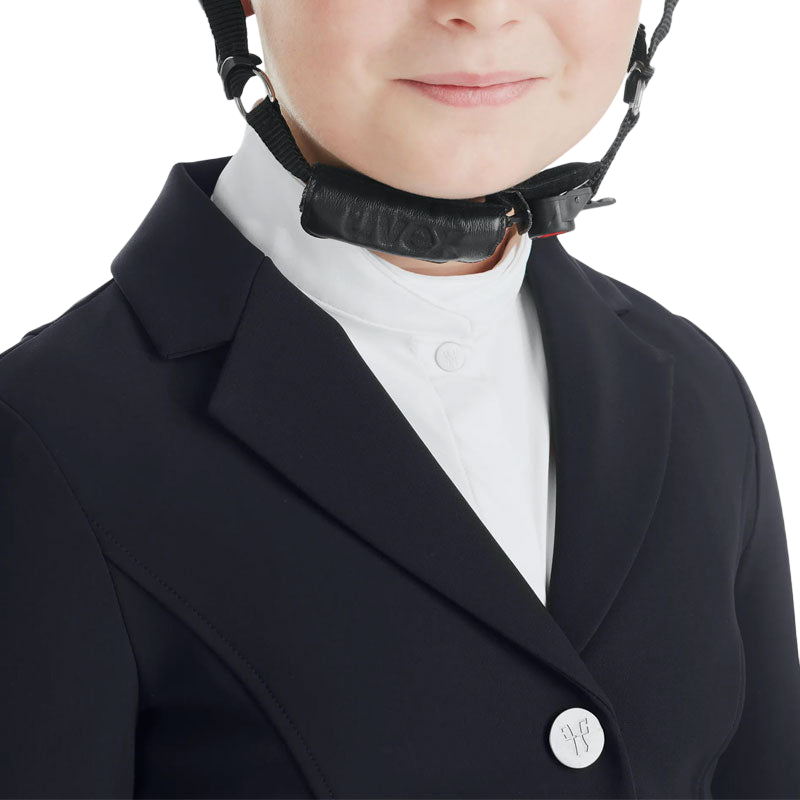 Horse Pilot - Veste de concours fille Aerotech bleu nuit | - Ohlala