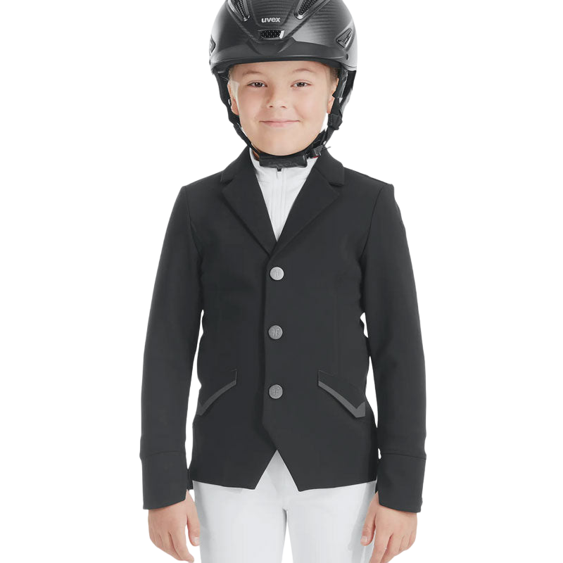 Horse Pilot - Veste de concours garçon Aerotech noir | - Ohlala