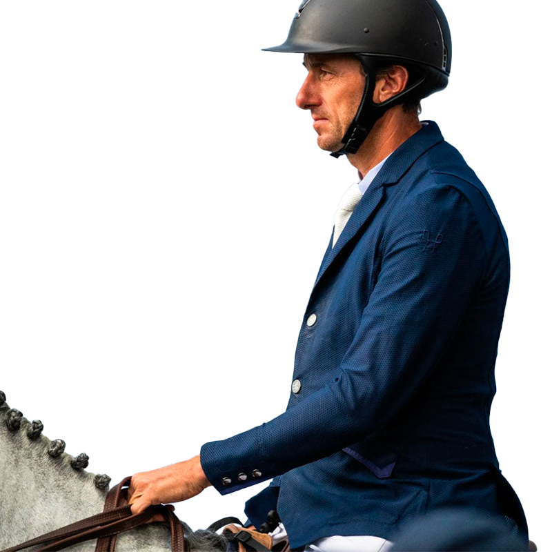 Horse Pilot - Veste de concours homme Aeromesh marine | - Ohlala