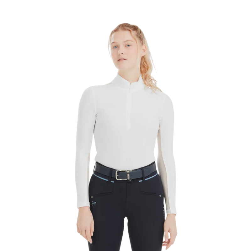 Horse Pilot - Baselayer anti-uv femme Suntech blanc | - Ohlala