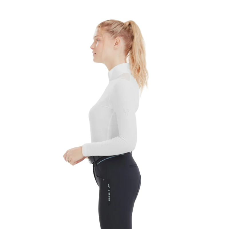 Horse Pilot - Baselayer anti-uv femme Suntech blanc | - Ohlala