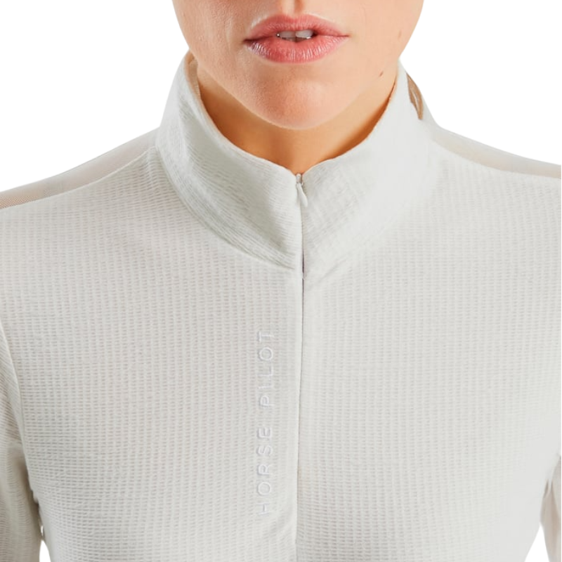 Horse Pilot - Baselayer anti-uv femme Suntech blanc | - Ohlala