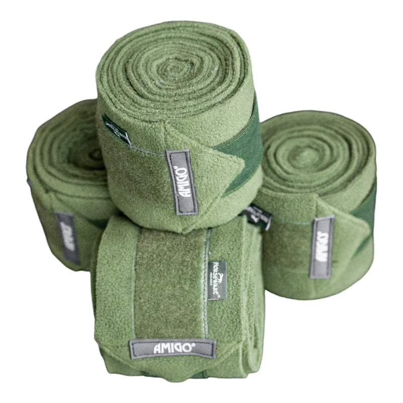 Horseware - Bandes de polo Amigo Fleece bramble (x4) | - Ohlala