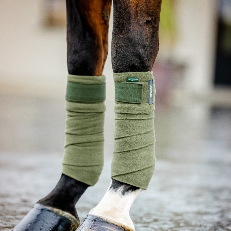 Horseware - Bandes de polo Amigo Fleece bramble (x4) | - Ohlala