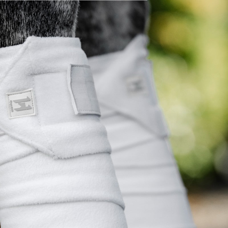 Horseware - Bandes de polo Fleece blanc | - Ohlala