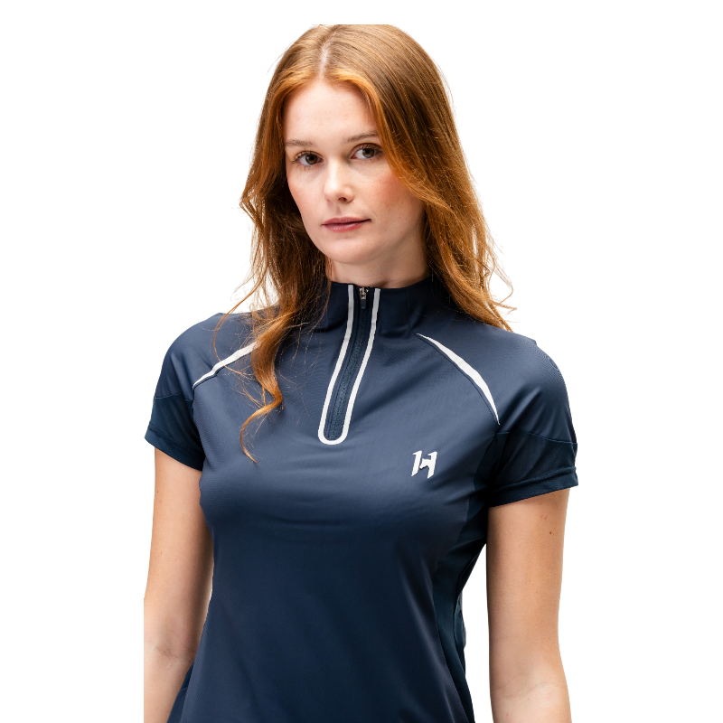 Horseware - Baselayer manches courtes femme Stamina marine | - Ohlala
