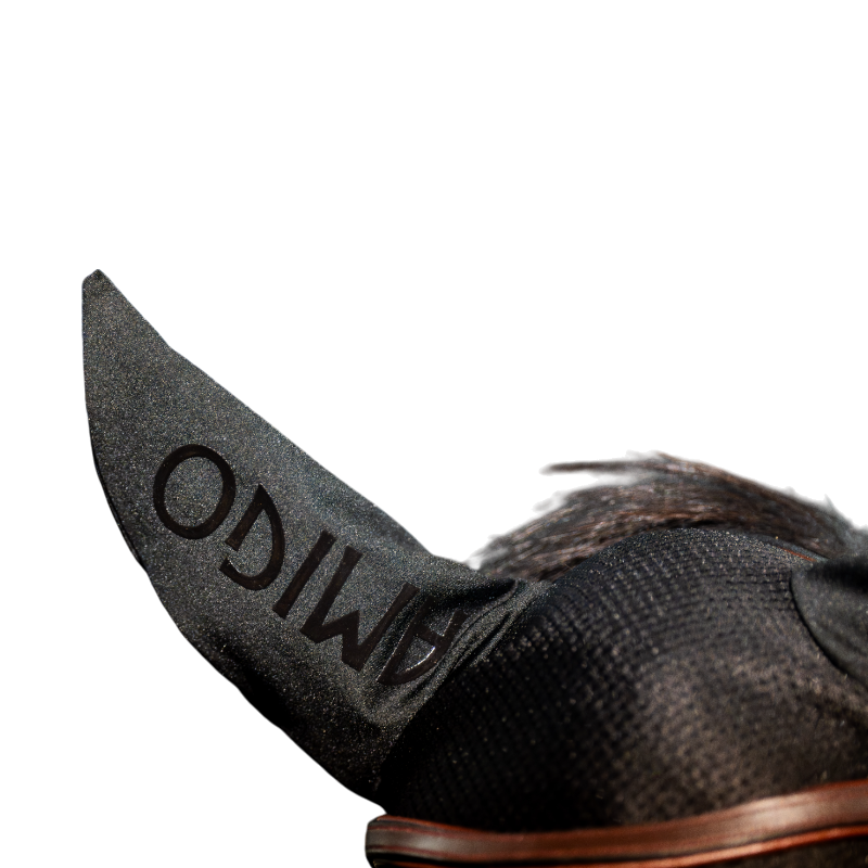 Horseware - Bonnet pour chevaux Amigo noir | - Ohlala