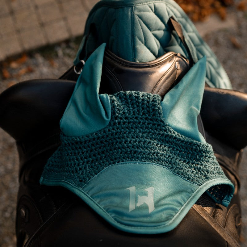 Horseware - Bonnet pour chevaux Ear Net dynasty green | - Ohlala
