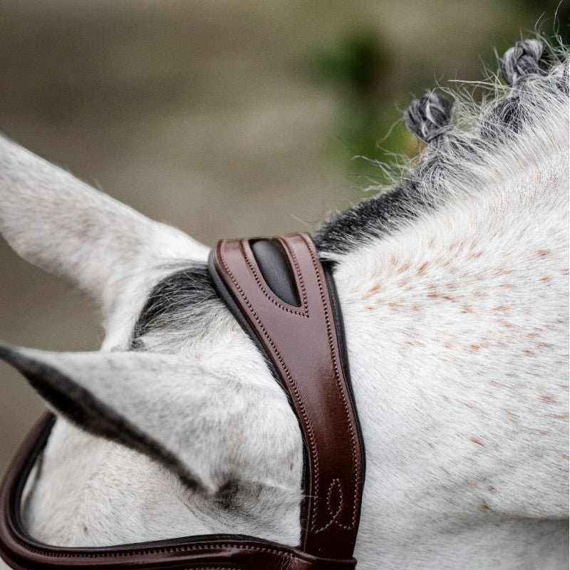 Horseware - Bridon Cavesson marron | - Ohlala