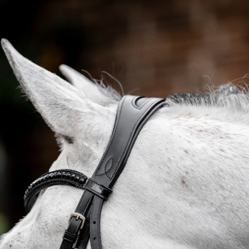 Horseware - Bridon Diamante Flash noir/ noir | - Ohlala