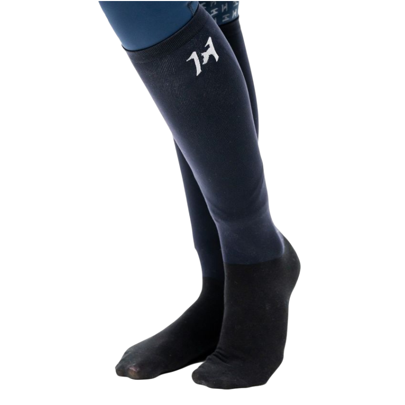 Horseware - Chaussettes d'équitation unisexe Athletix marine | - Ohlala