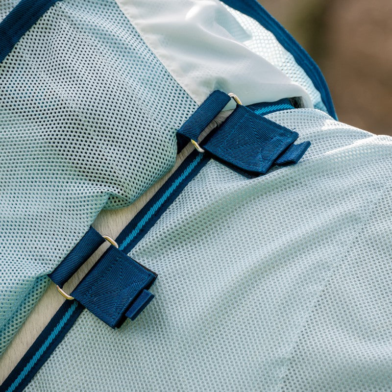 Horseware - Chemise anti-mouches Amigo Bug Buster azure blue/ marine/ bleu éléctrique | - Ohlala