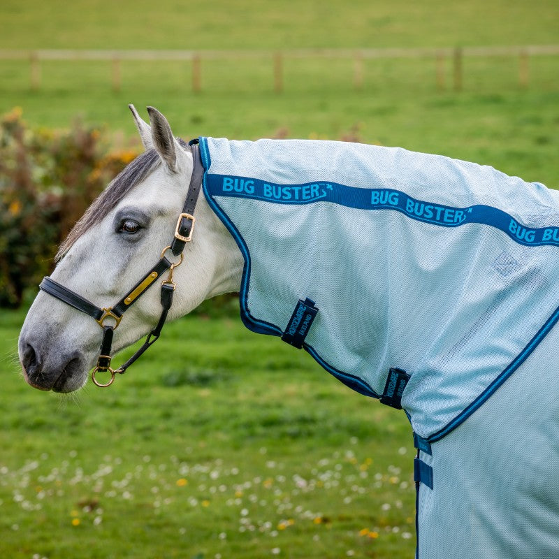 Horseware - Chemise anti-mouches Amigo Bug Buster azure blue/ marine/ bleu éléctrique | - Ohlala