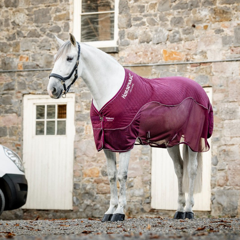 Horseware - Chemise de transport Signature Travel Cooler bordeaux | - Ohlala
