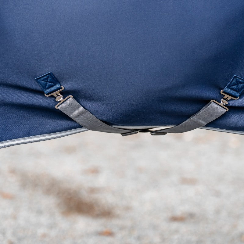 Horseware - Chemise séchante Amigo Jersey Integrated marine/ titanium grey/ argent | - Ohlala