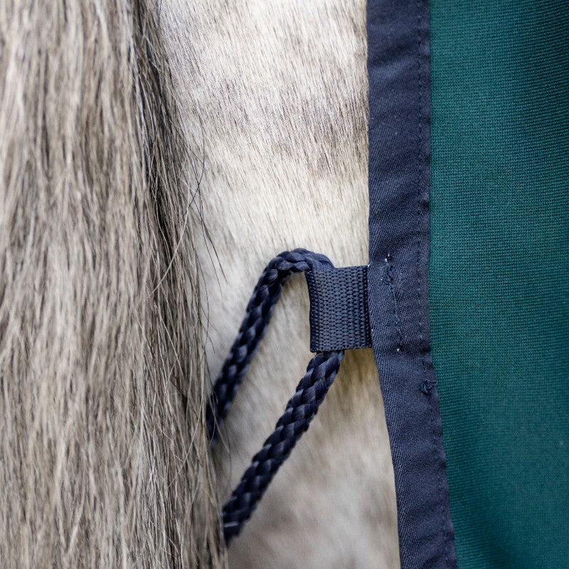 Horseware - Chemise séchante Amigo Jersey Pony dynasty green/ marine/ argent | - Ohlala